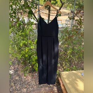 Zara Black Sleeveless Jumpsuit